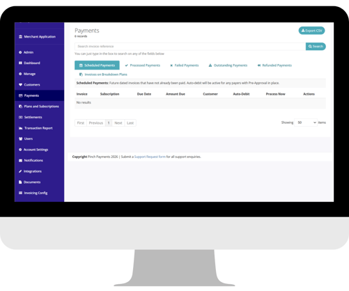 Pinch App Interface 